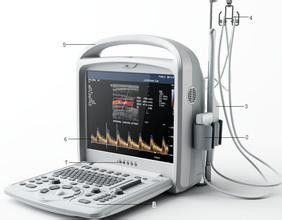 Sistem Ultrasonografi Doppler Warna Portabel Berteknologi Tinggi Digital Dengan Perangkat Lunak 3D / 4D